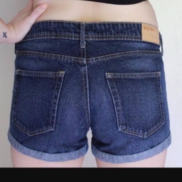 H&Mdenim shorts blue skinny low waist 40 - Picture 6 of 8
